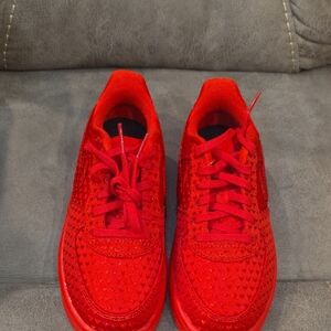 Air Force 1 Low V Lace (PS) Youth All Red